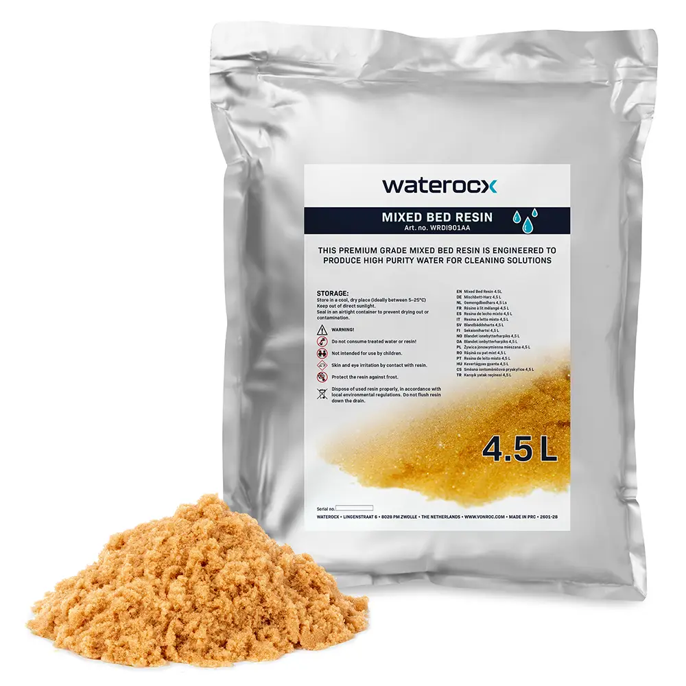 Waterocx DI-Pure Water Filter | Spotless cleaning | 4.5L resin